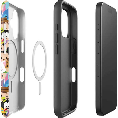Disney Tsum Tsum Close up Characters iPhone 16 Plus Magsafe Impact Case