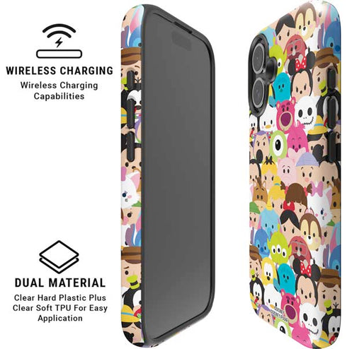 Disney Tsum Tsum Close up Characters iPhone 16 Plus Magsafe Impact Case