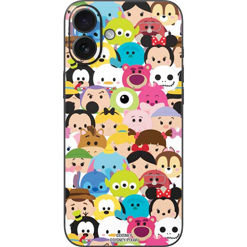 Disney Tsum Tsum Close up Characters iPhone 16 Plus Skin