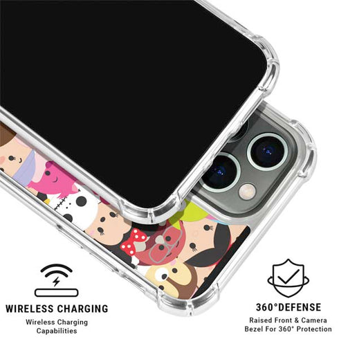 Disney Tsum Tsum Close up Characters iPhone 16 Pro Clear Case