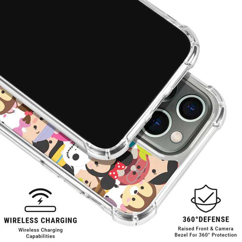 Disney Tsum Tsum Close up Characters iPhone 16 Pro Max Clear Case