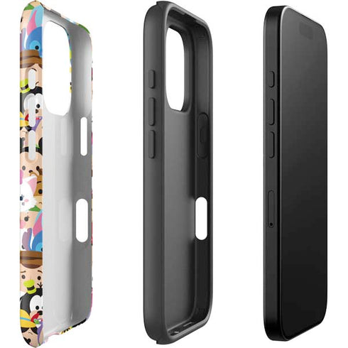Disney Tsum Tsum Close up Characters iPhone 16 Pro Max Impact Case