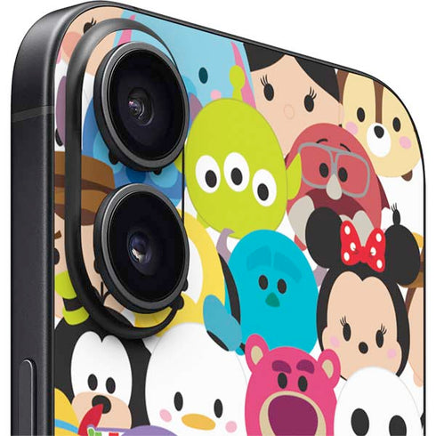 Disney Tsum Tsum Close up Characters iPhone 16 Skin