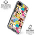 Disney Tsum Tsum Close up Characters iPhone 16e Clear Case