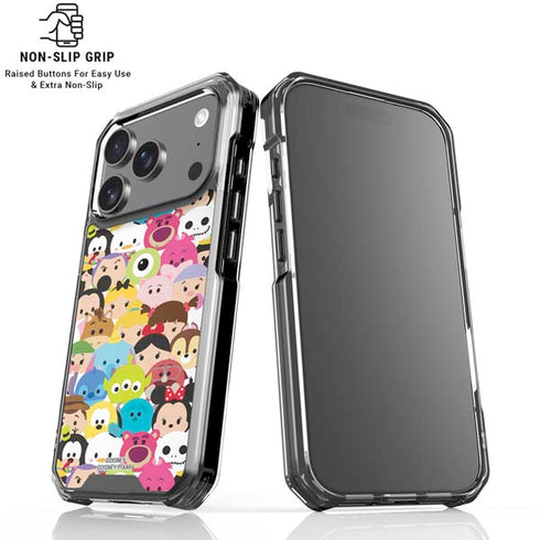 Disney Tsum Tsum Close up Characters iPhone 18 Pro Clear Case