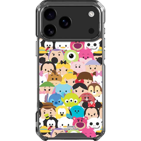Disney Tsum Tsum Close up Characters iPhone 18 Pro Max Clear Case