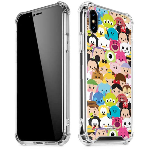 Disney Tsum Tsum Close up Characters iPhone X/XS Clear Case