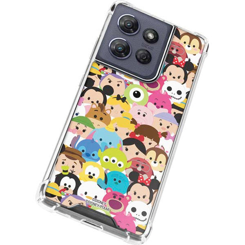 Disney Tsum Tsum Close up Characters Moto G 5G (2025) Clear Case