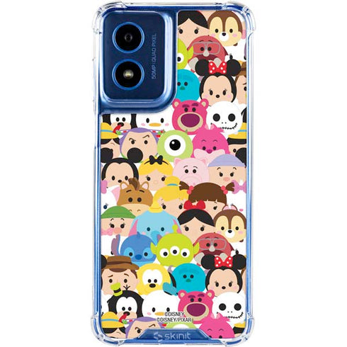 Disney Tsum Tsum Close up Characters Moto G 5G (2024) Clear Case