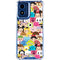 Disney Tsum Tsum Close up Characters Moto G 5G (2024) Clear Case