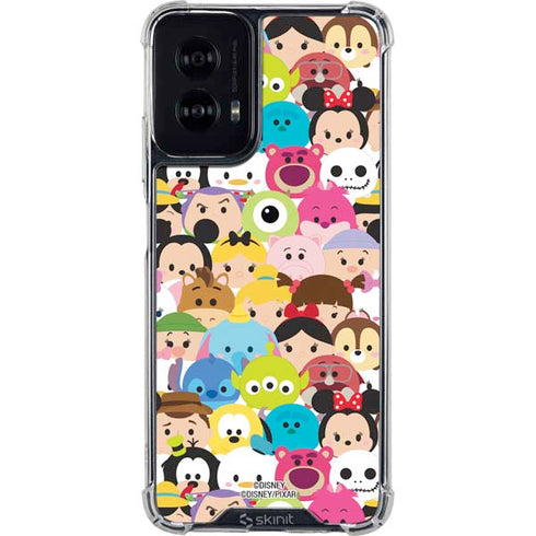 Disney Tsum Tsum Close up Characters Moto G Power 5G (2024) Clear Case