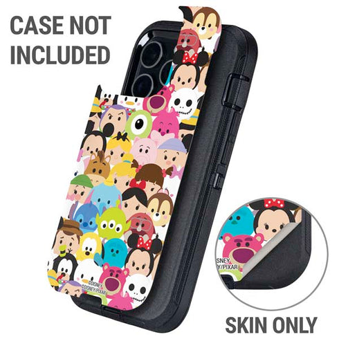 Disney Tsum Tsum Close up Characters Otterbox Defender iPhone Skin