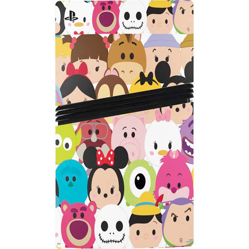 Disney Tsum Tsum Close up Characters PS5 Pro Disk Console Skin