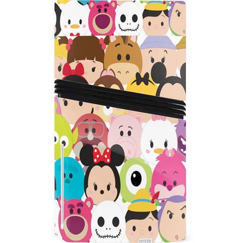 Disney Tsum Tsum Close up Characters PS5 Pro Disk Console Skin