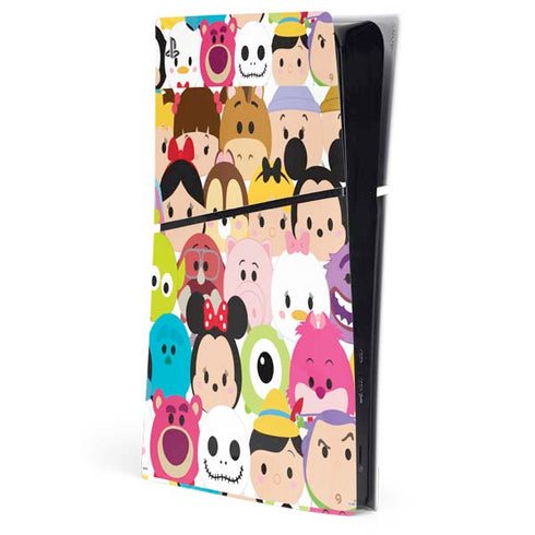 Disney Tsum Tsum Close up Characters PS5 Slim Digital Edition Console Skin