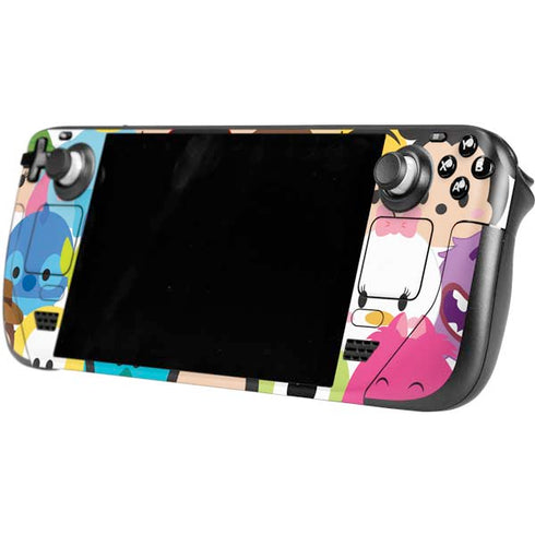 Disney Tsum Tsum Close up Characters Steam Deck Handheld Gaming Computer OLED Skin