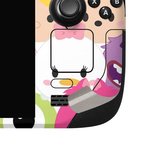 Disney Tsum Tsum Close up Characters Steam Deck Handheld Gaming Computer OLED Skin