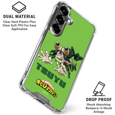 My Hero Academia Tsuyu Season 5 Galaxy S26 Plus Clear Case
