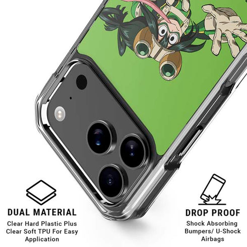 My Hero Academia Tsuyu Season 5 iPhone 18 Pro Clear Case
