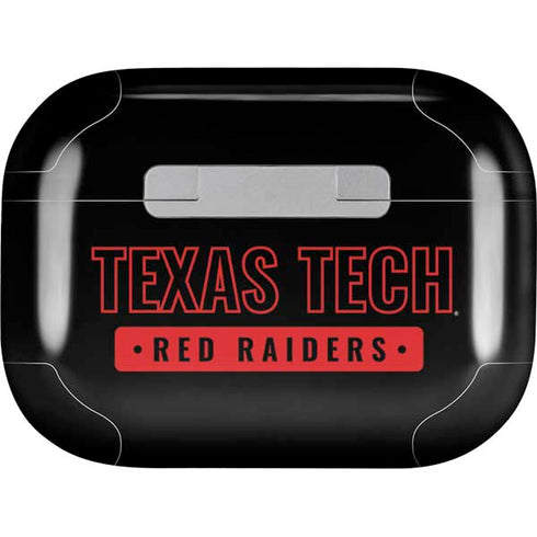 Texas Tech University TT Red Raiders AirPods Pro 2nd Gen Skin