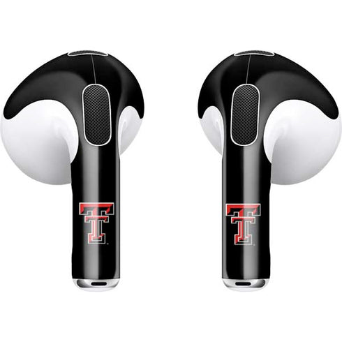 Texas Tech University TT Red Raiders Apple AirPods (3rd Gen 2021) Skin
