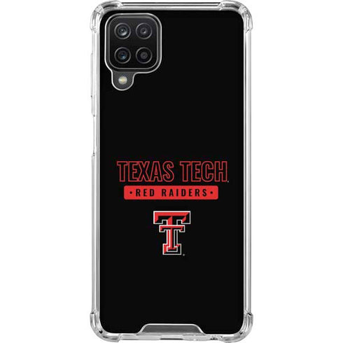 Texas Tech University TT Red Raiders Galaxy A12 Clear Case