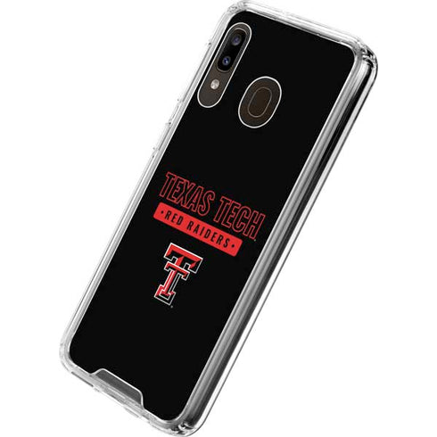 Texas Tech University TT Red Raiders Galaxy A30 Clear Case