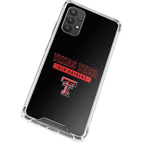 Texas Tech University TT Red Raiders Galaxy A32 5G Clear Case
