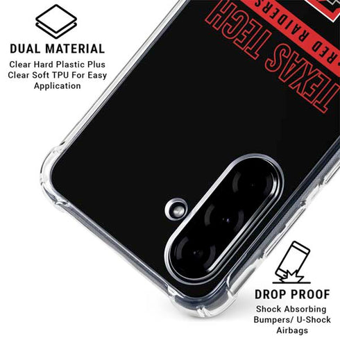 Texas Tech University TT Red Raiders Galaxy A36 5G Clear Case