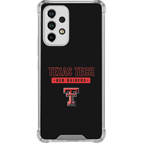 Texas Tech University TT Red Raiders Galaxy A53 5G Clear Case