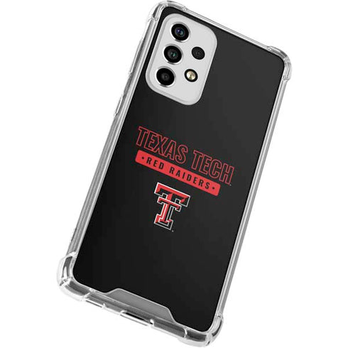 Texas Tech University TT Red Raiders Galaxy A53 5G Clear Case