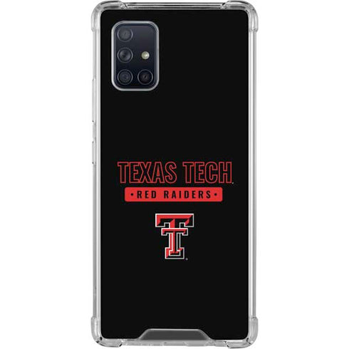 Texas Tech University TT Red Raiders Galaxy A71 5G Clear Case