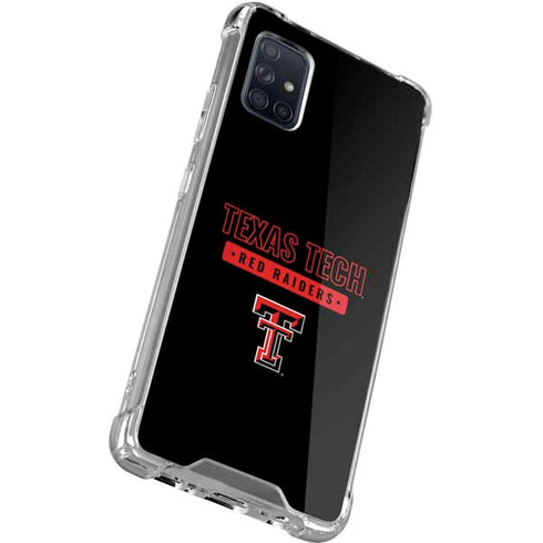 Texas Tech University TT Red Raiders Galaxy A71 5G Clear Case