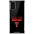 Texas Tech University TT Red Raiders Galaxy Note20 5G Clear Case