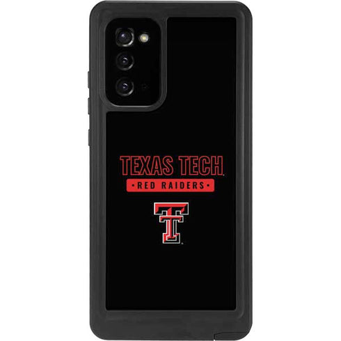 Texas Tech University TT Red Raiders Galaxy Note20 5G Waterproof Case