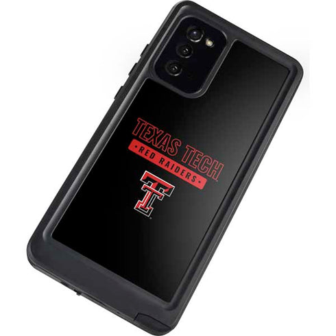 Texas Tech University TT Red Raiders Galaxy Note20 5G Waterproof Case