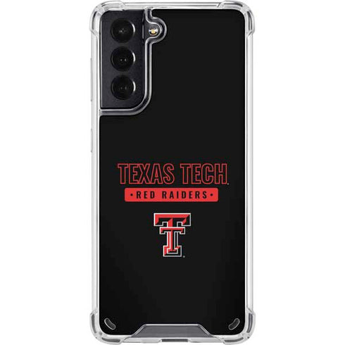 Texas Tech University TT Red Raiders Galaxy S21 5G Clear Case