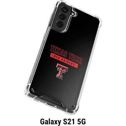 Texas Tech University TT Red Raiders Galaxy S21 5G Clear Case
