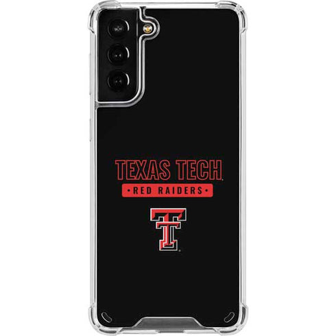 Texas Tech University TT Red Raiders Galaxy S21 Plus 5G Clear Case