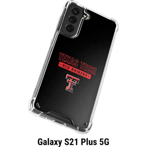 Texas Tech University TT Red Raiders Galaxy S21 Plus 5G Clear Case