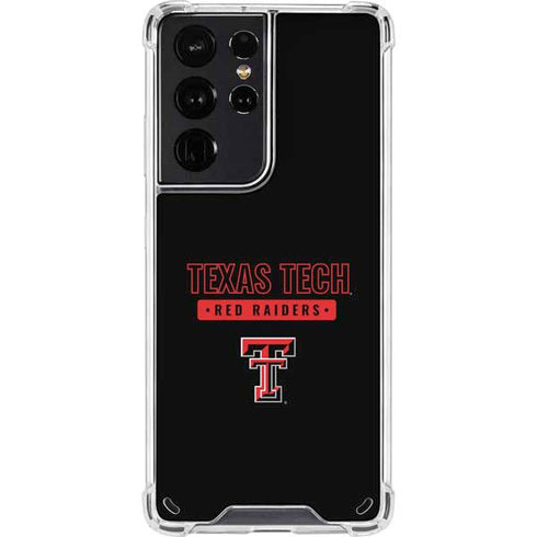 Texas Tech University TT Red Raiders Galaxy S21 Ultra 5G Clear Case