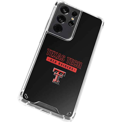 Texas Tech University TT Red Raiders Galaxy S21 Ultra 5G Clear Case