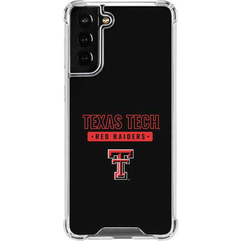 Texas Tech University TT Red Raiders Galaxy S22 Plus Clear Case