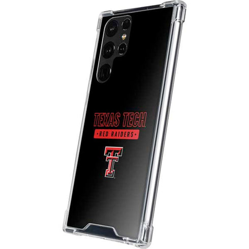 Texas Tech University TT Red Raiders Galaxy S22 Ultra Clear Case