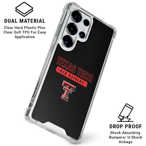 Texas Tech University TT Red Raiders Galaxy S25 Ultra Clear Case