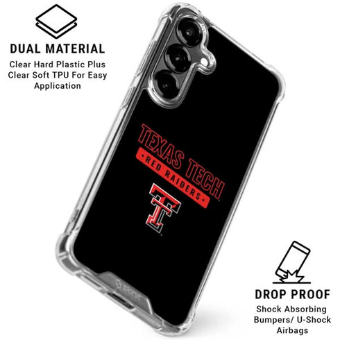 Texas Tech University TT Red Raiders Galaxy S26 Plus Clear Case