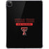 Texas Tech University TT Red Raiders iPad Pro 11in (2024) Clear Case