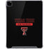 Texas Tech University TT Red Raiders iPad Pro 12.9in (2020) Clear Case