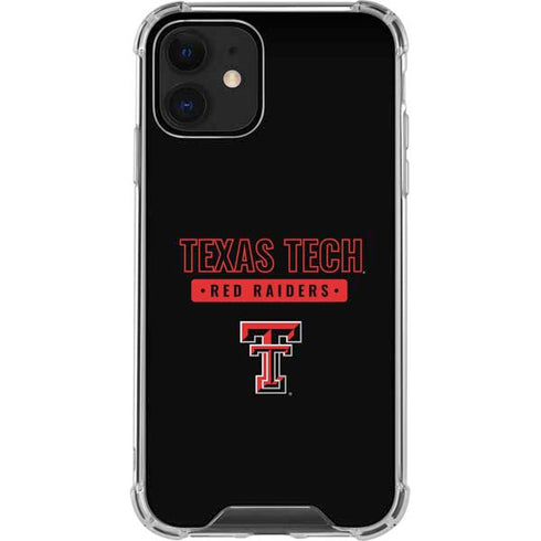 Texas Tech University TT Red Raiders iPhone 12 Clear Case