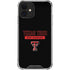 Texas Tech University TT Red Raiders iPhone 12 Clear Case